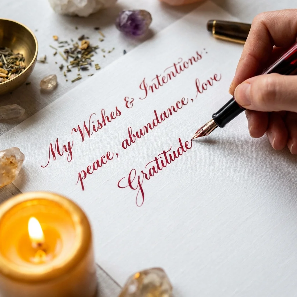 Why Write Wishes With Red Pen? The Color and Manifestation Connection